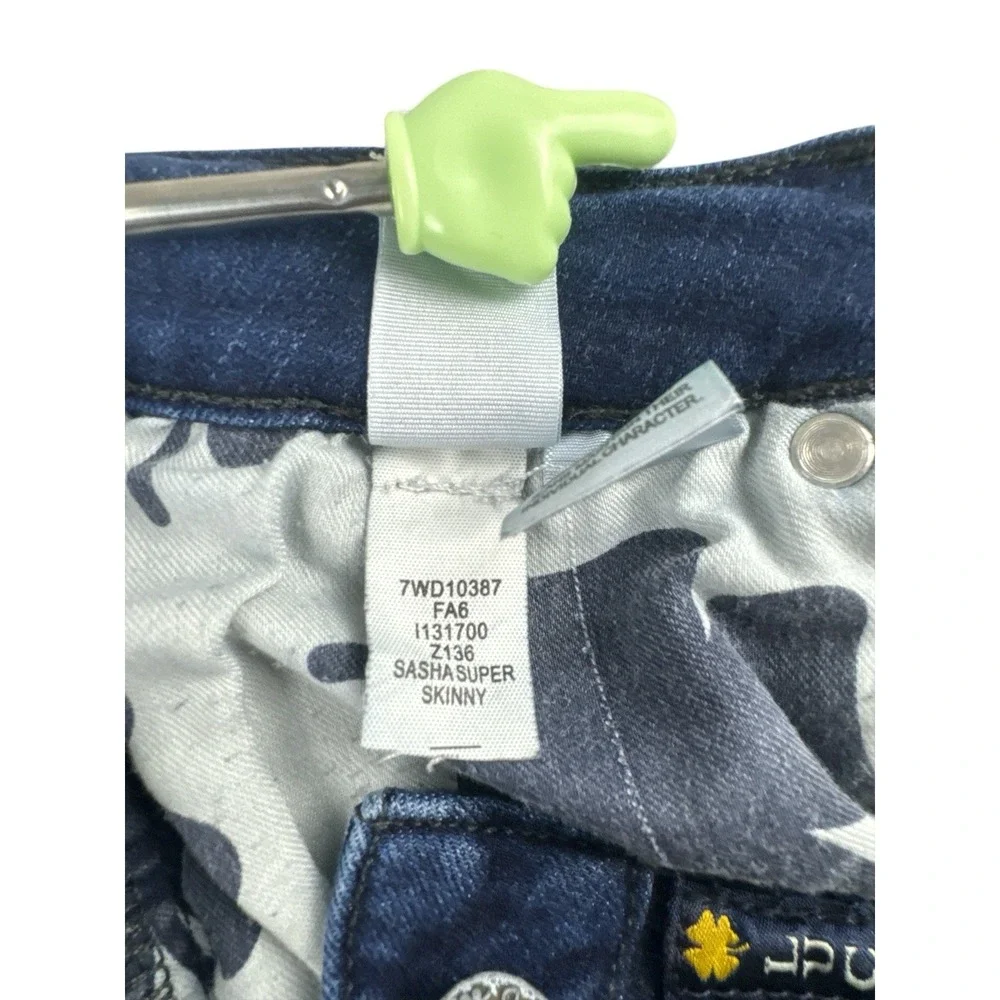 Lucy Brand Sasha Super Skinny Jeans - Dark Wash, Mid-Rise Stretch Denim, 2/26 - Picture 13 of 16